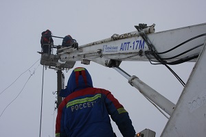 Энергетики  восстанавливают энергоснабжение,  нарушенное непогодой в 3 районах Пензенской области