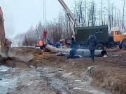 «Сахатранснефтегаз» восстановил поврежденный газопровод в Намском улусе