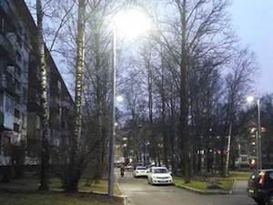 «Ленсвет» реконструировал наружное освещение в округе Гражданка