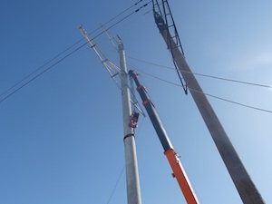 «ФСК ЕЭС» установила новые опоры на ключевых ЛЭП Подмосковья