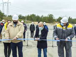 На Украине введена в эксплуатацию ЛЭП 750 кВ Запорожская АЭС - подстанция «Каховская»