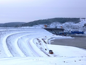 Богучанская ГЭС увеличила расход воды через гидроагрегаты