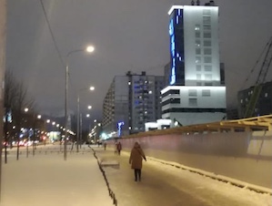 На Богатырском проспекте в Санкт-Петербурге обновлено уличное освещение