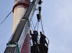 «Камчатскэнерго» установило новую дымовую трубу на котельной «Чубарова»