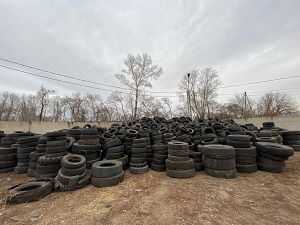 СУЭК-Хакасия перерабатывает использованные шины