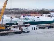 На Амурский ГПЗ доставлена последняя пара российских газоперекачивающих агрегатов «Ладога»