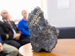 Шахта «Шерегешская» обновила годовой производственный рекорд