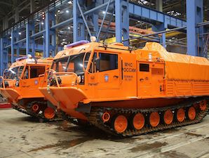 Ростех передал МЧС России финальную в этом году партию вездеходов ТМ-140