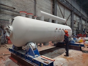 «Уралхиммаш» изготовил барабан конденсатора для производителя газовой серы