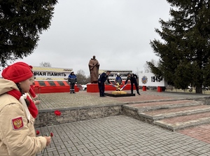 Вечный огонь в селе Нижнеспасское Тамбовской области переведен на сетевой газ