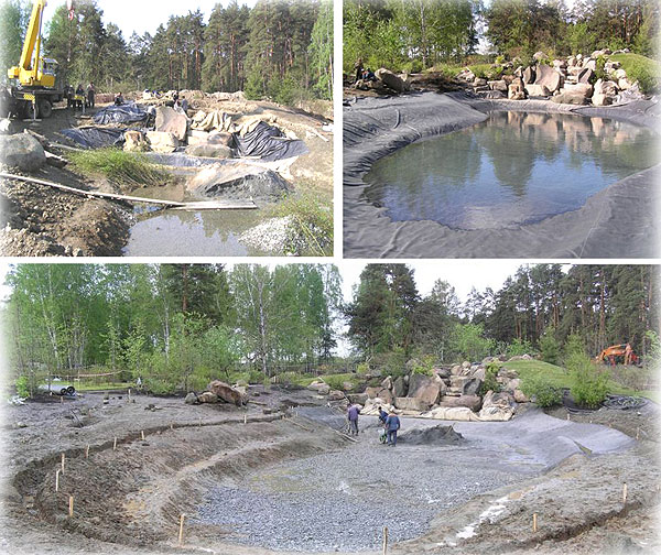 Пруд – это декоративный водоем, запруженный рыбой и заселенный водными растениями, в идеале с проточной или меняющейся водой